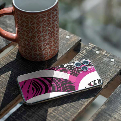 Pink and White Hipster iPhone 11 Pro Skin